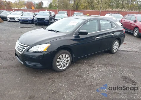 2015 Nissan Sentra Sv from USA, damaged, VIN 3N1AB7AP4FL633442